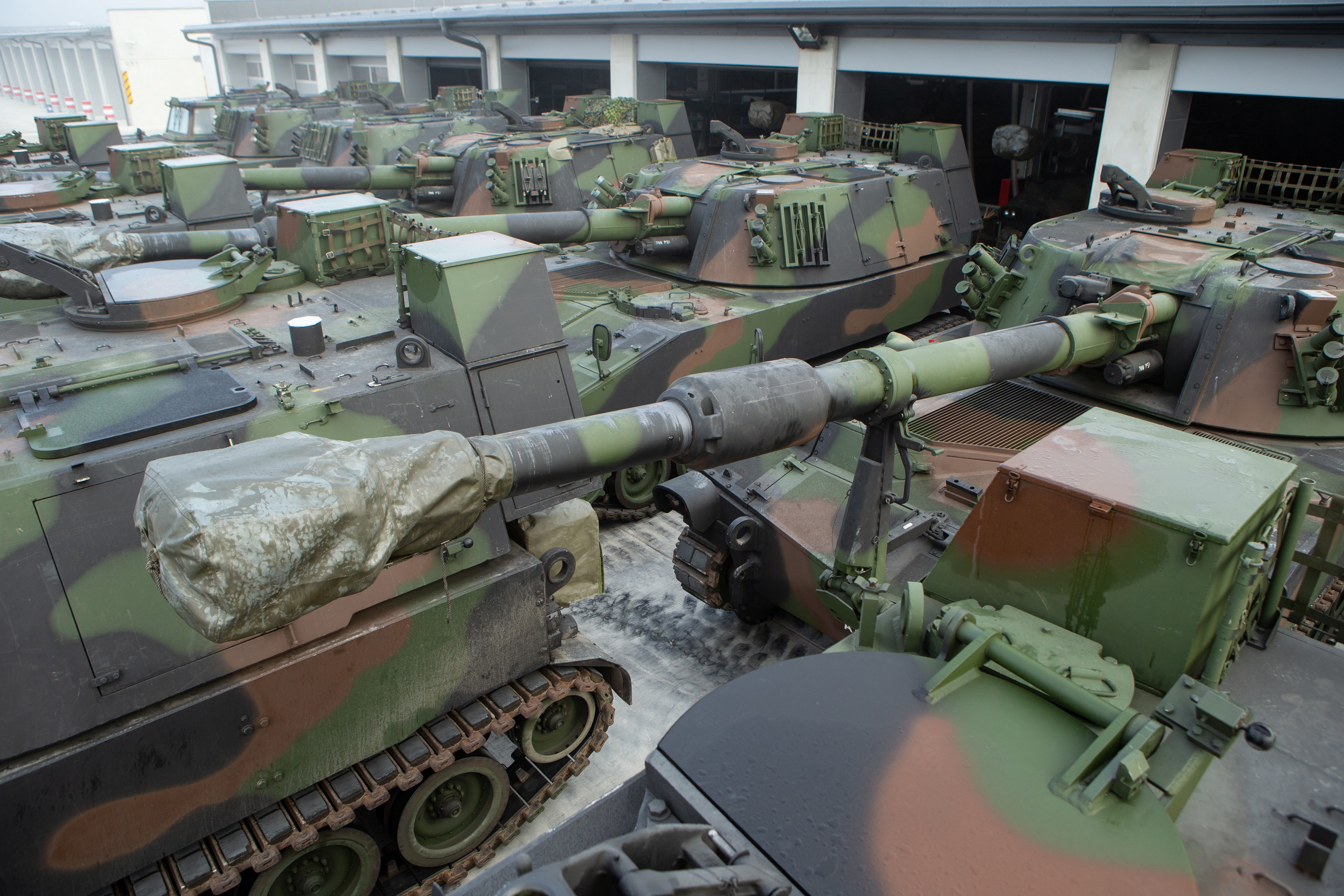 САУ M109A5Oe та спеціальні машини на їх базі латвійської армії