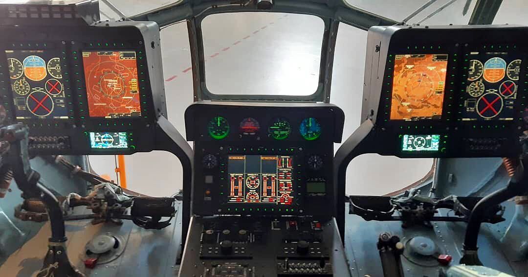 Нова панель кабіни пілотів гелікоптера Мі-8МСБ розробки Мотор-Січ