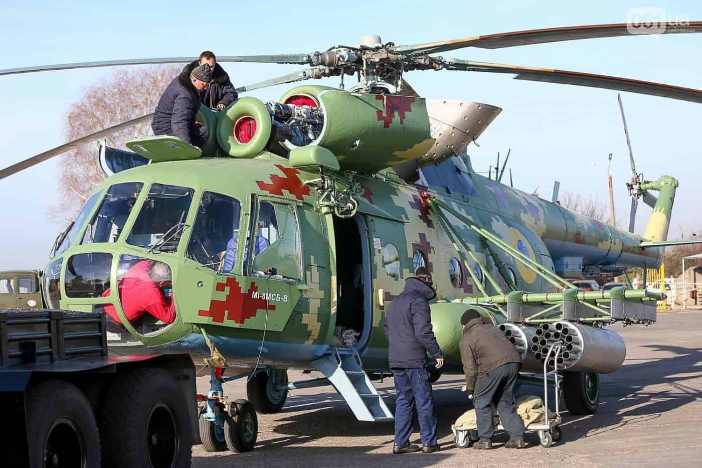 Один з модернізованих для Збройних Сил України гелікоптер Мі-8МСБ-В