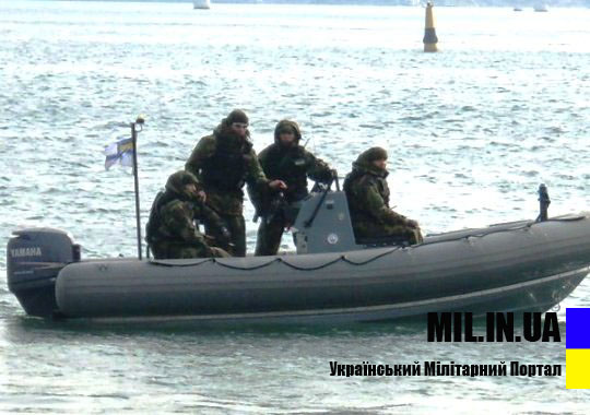 Супровід противодиверсійною групою ВМС ЗС України