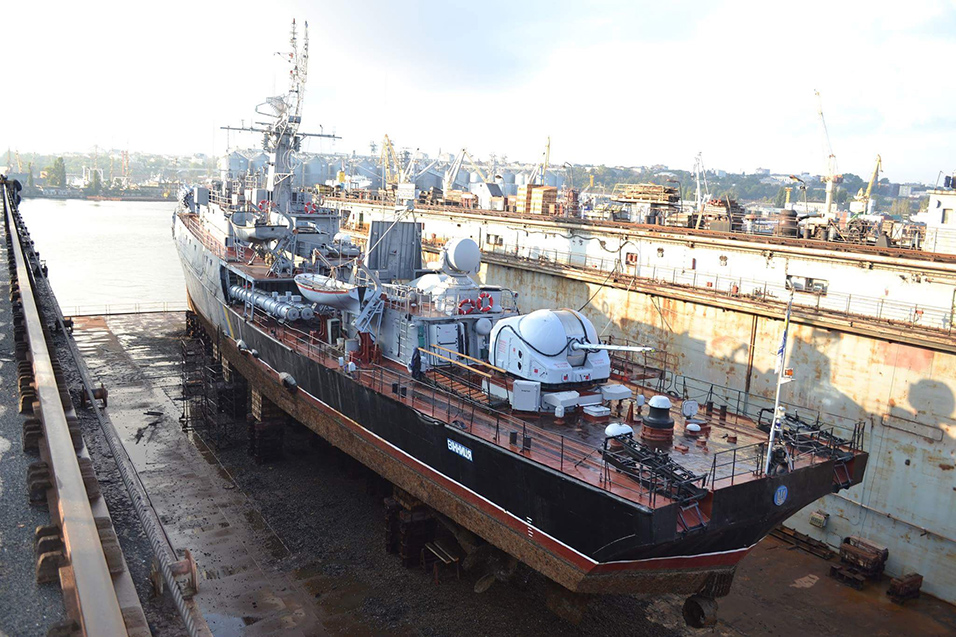 Стан корпусу корабля «Вінниця» у 2017 році