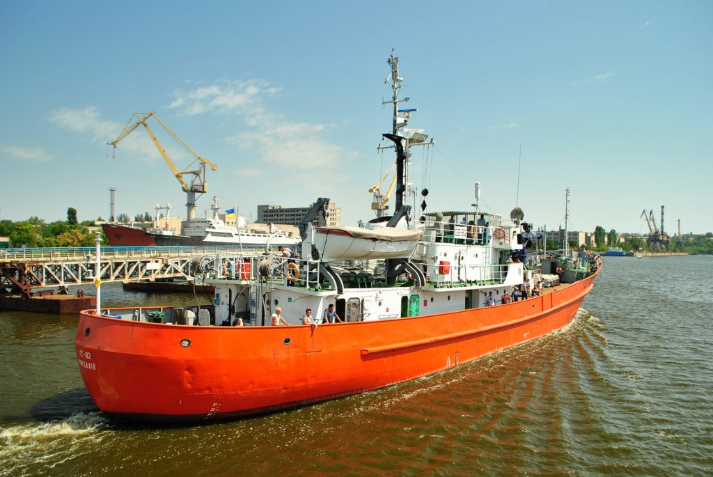 Гідрографічне судно ГС-82 зайшло на капітальний ремонт