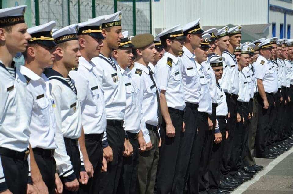 Зустріч курсантів на базі ВМС ЗС України в Одесі