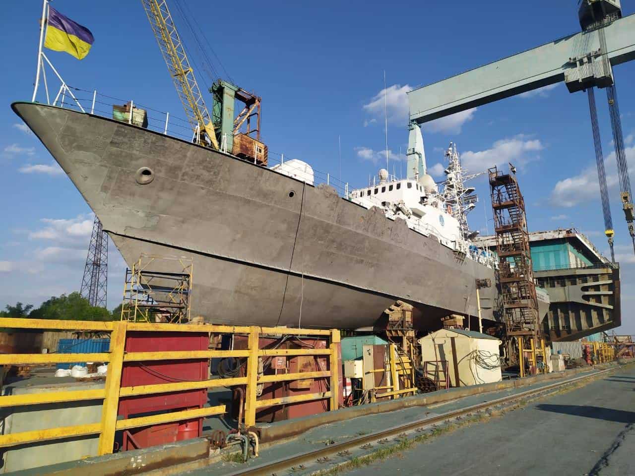 «Григорій Куроп’ятников» (BG-50) в ході докового ремонту