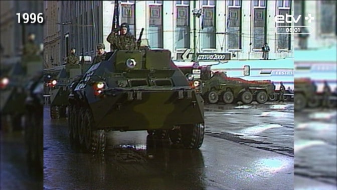 Парад в Естонії у 1996 році
