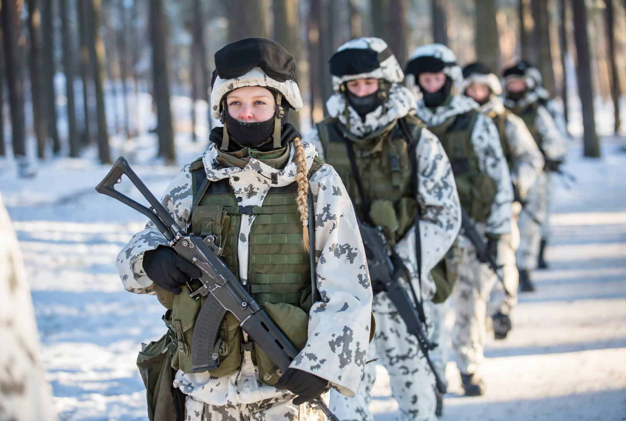Військовослужбовці фінської армії