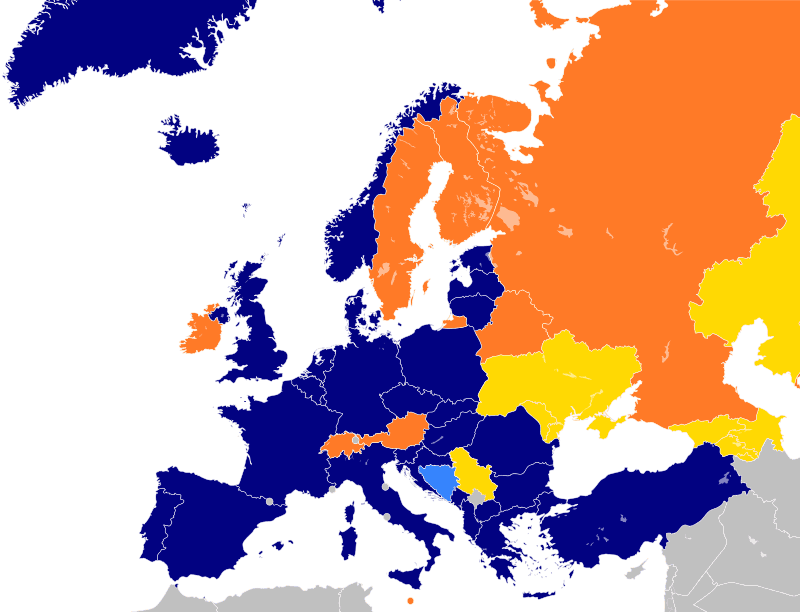 Країни члени НАТО у Європі