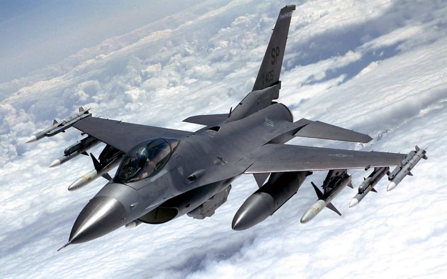 F-16. Фото з відкритих джерел.