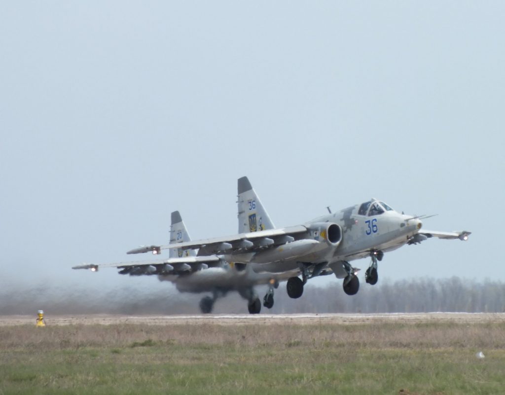 К Су-25 ПС ЗСУ. Фото: 299 бригада тактичної авіації. Квітень 2020