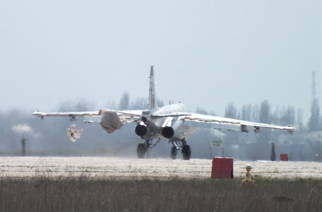 Штурмовик Су-25 ПС ЗСУ. Фото: 299 бригада тактичної авіації. Квітень 2020