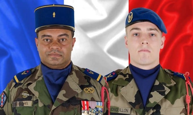 Загиблі військові Франції. Фото: @armeedeterre