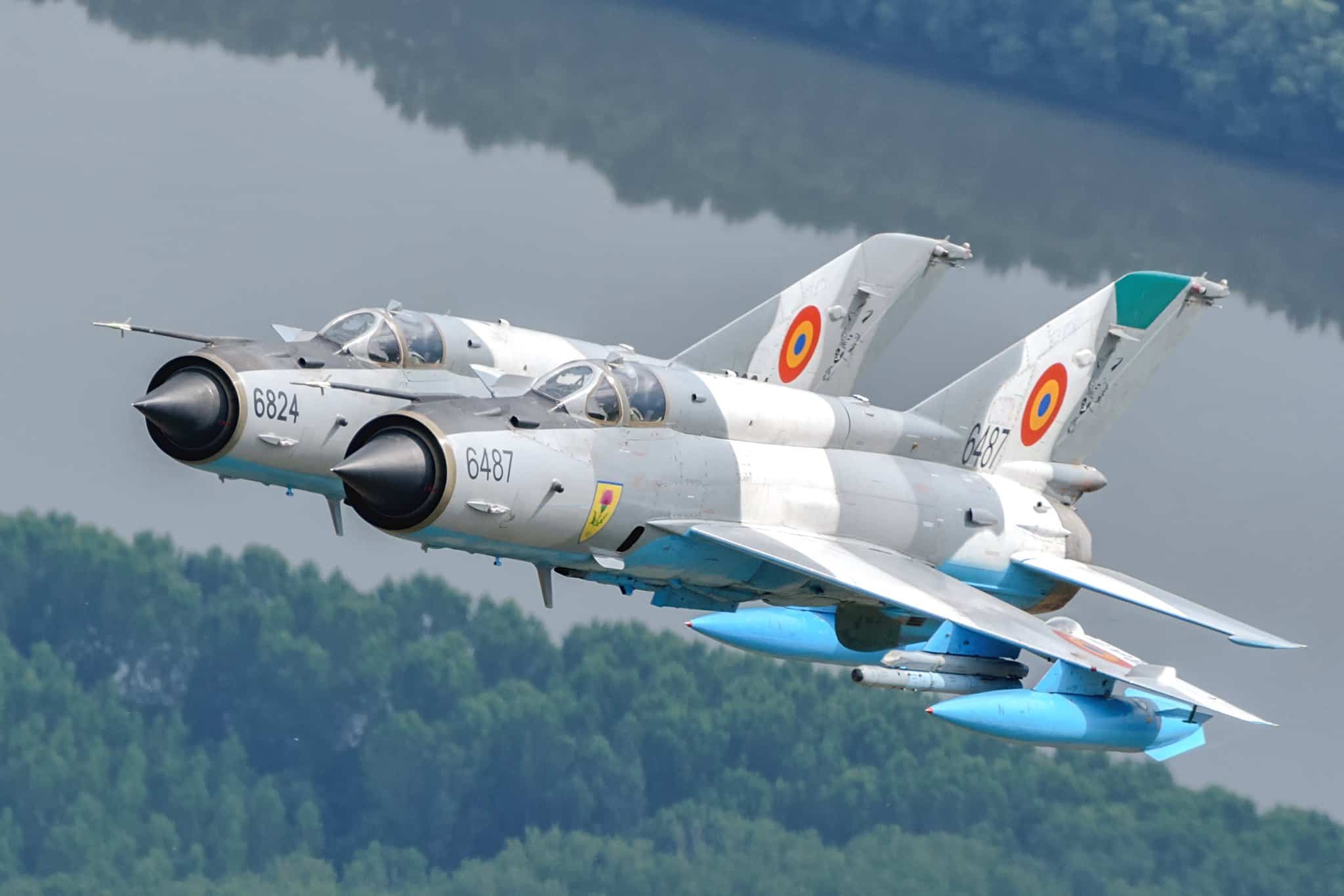 Винищувачі МіГ-21 Lancer Повітряних сил Румунії