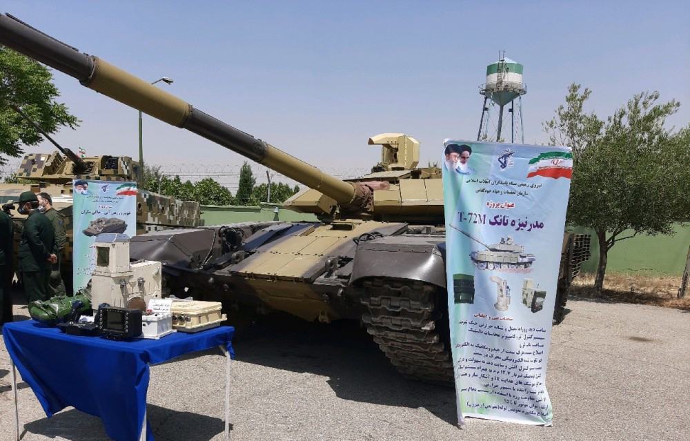 Модернізований Т-72 Ірану. Фото: ЗМІ Ірану