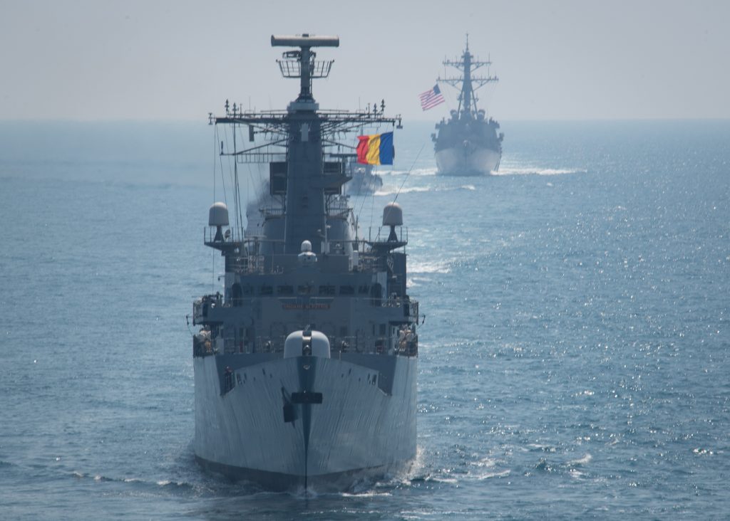 Фото ВМФ США зі спільних навчань кораблів НАТО у Чорному морі. Червень 2020