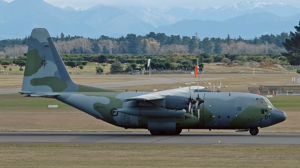 Літак C-130H Нової Зеландії. Фото з відкритих джерел