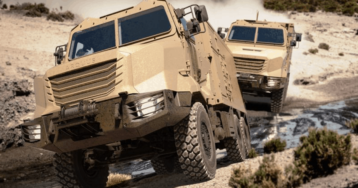 Зображення перспективних військових вантажних автомобілів Arquus ARMIS з колісною формулою 6x6