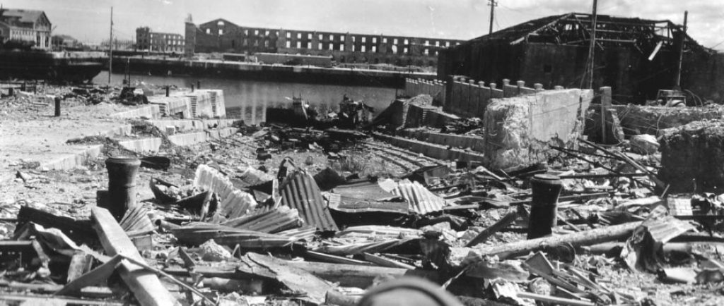 Зруйнований порт Шербур