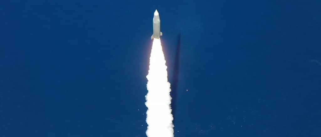 Пуск балістичної ракети LORA. Фото: IAI