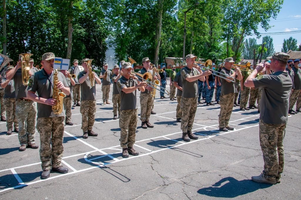 Церемонія відкриття школи морського піхотинця. Фото: ВМС України