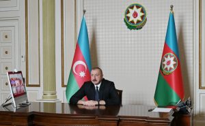 Президент Азербайджану Ільхам Алієв. Фото: Міноборони Азербайджану