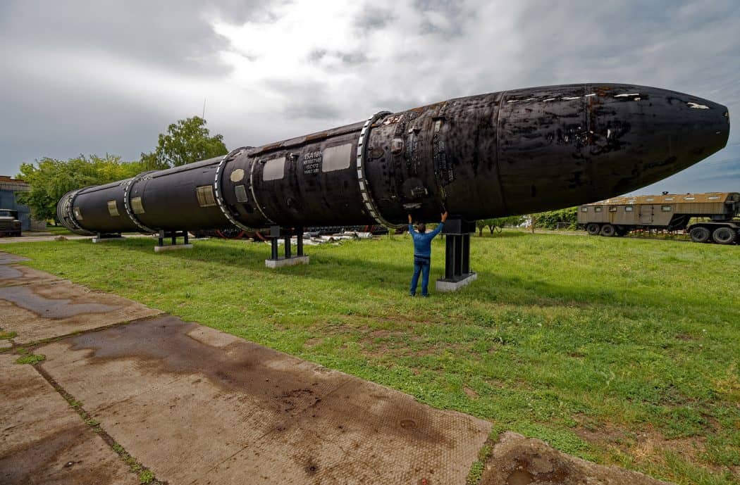 Міжконтинетальна балістична ракета Р-36М (у країнах НАТО мала назву «Сатана»)