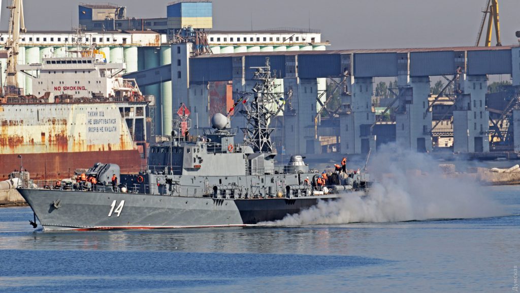 Кораблі навчань «Sea Breeze 2020» в порту Одеси. Липень 2020. Фото: Думская