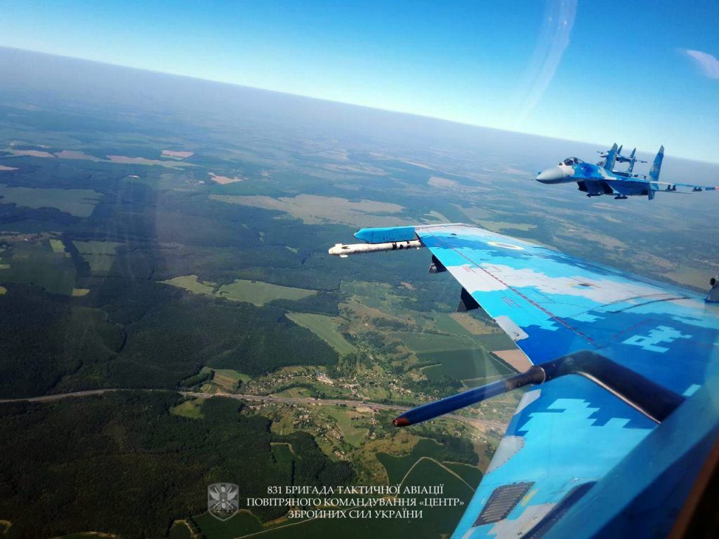 Су-27. Льотні тренування. Серпень 2020. Фото: 831 БрТА