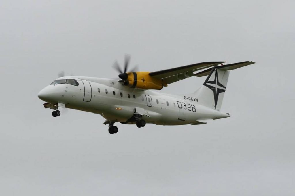 Літак Dornier 328 (D-CAAN). 23.08.2020. Фото: ЗМІ Великої Британії
