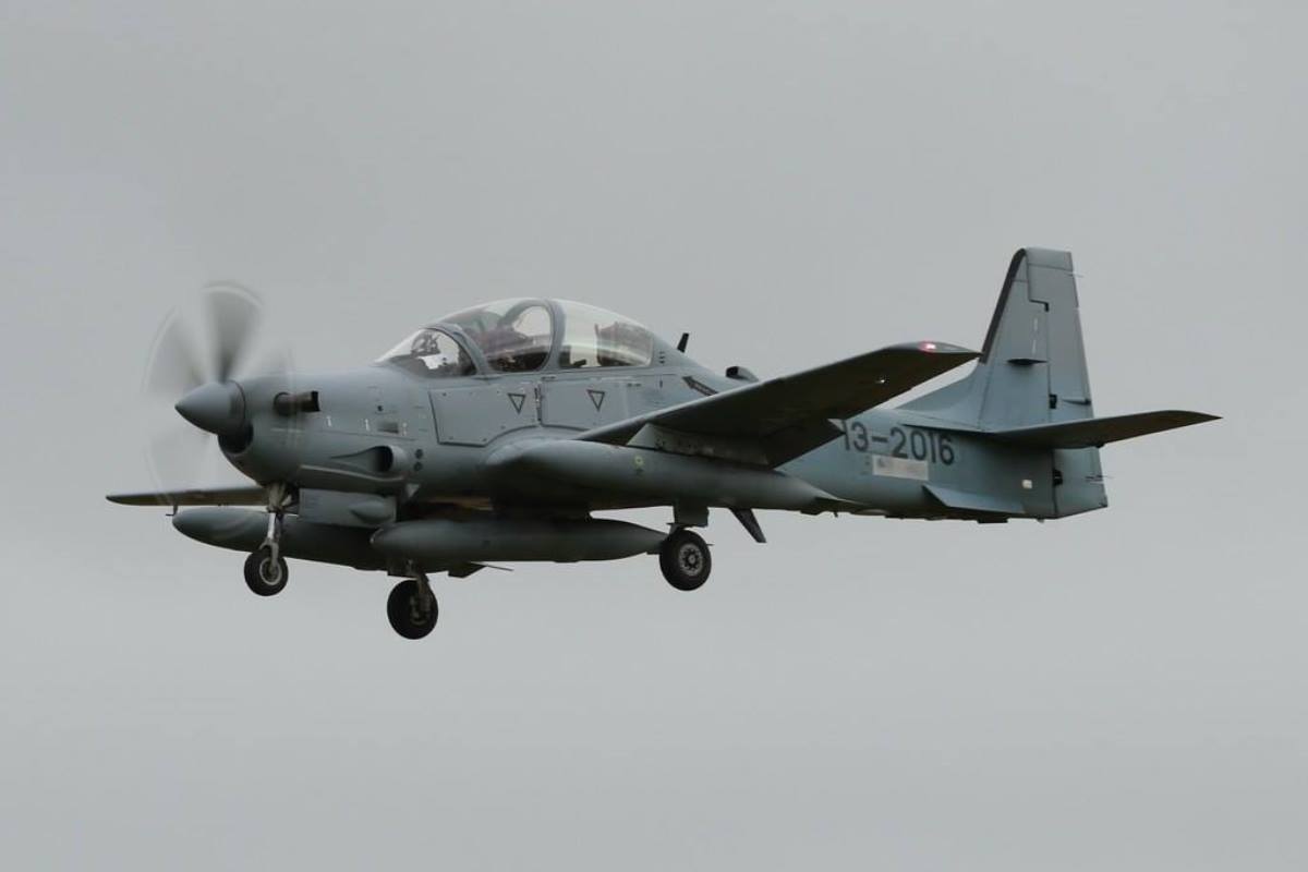 A-29В (EMB-314) «Super Tucano» ВПС Афганістану. 23.08.2020. Фото: ЗМІ Великої Британії