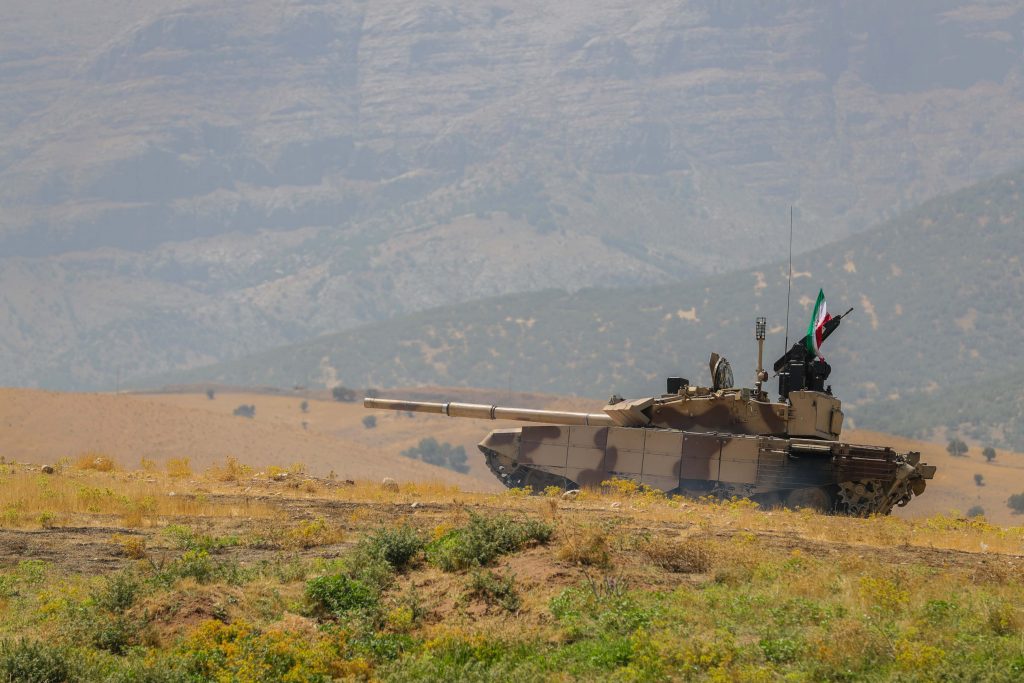Модернізований танк Т-72 Ірану. Серпень 2020. Фото: ЗМІ Ірану