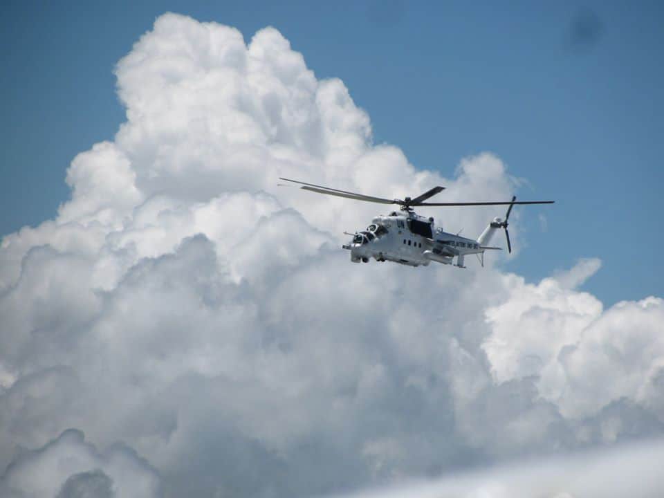 Мі-24 18-го окремого вертольотного загону у Демократичній Республіці Конго