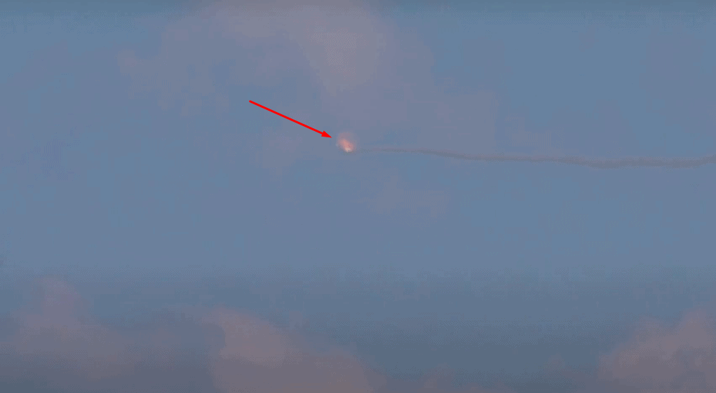 Ураження цілі ракетою з ЗРК. Серпень 2020. Фото: ЗМІ Білорусі