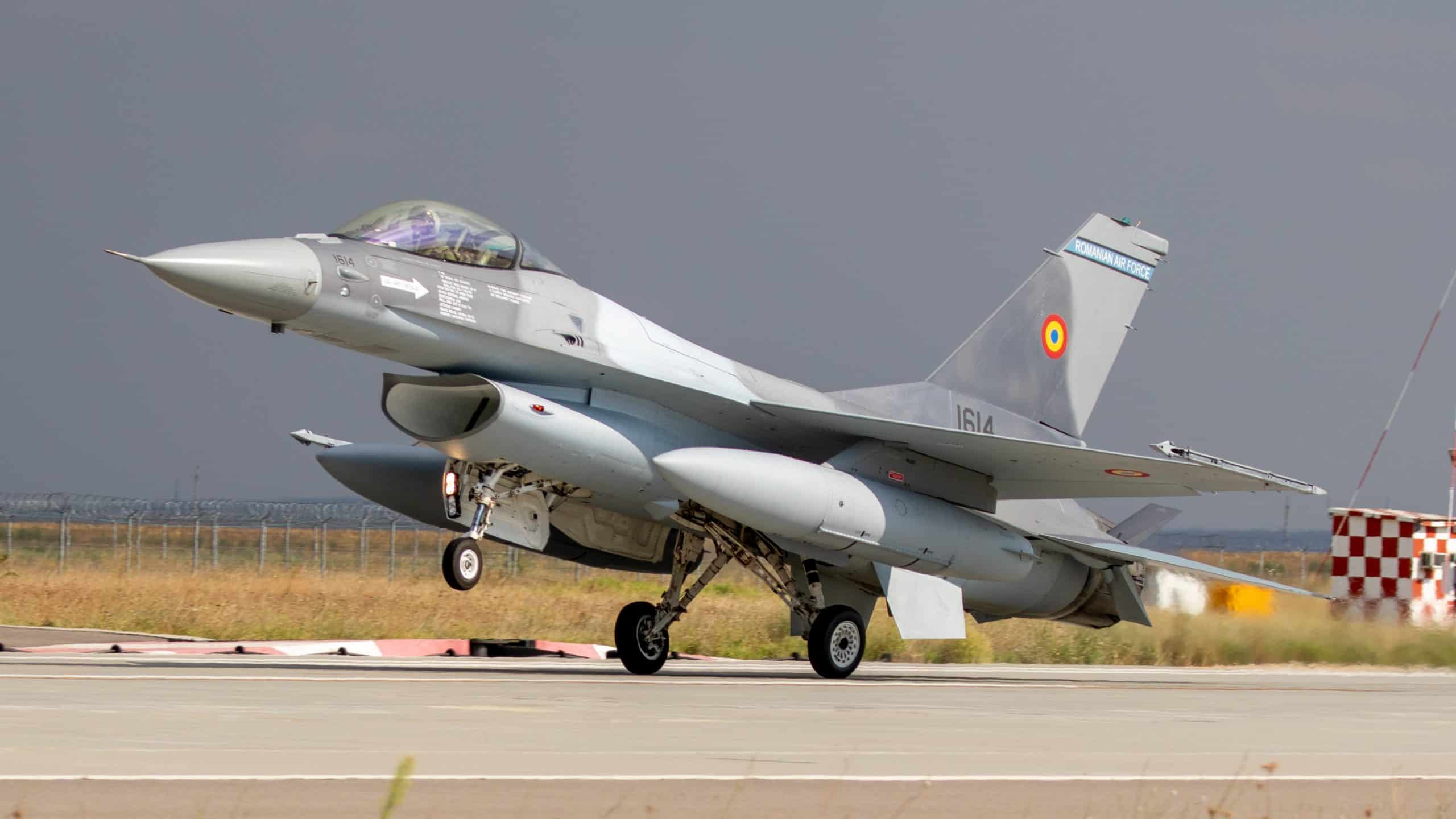F-16 «Fighting Falcon» №1614 ВПС Румунії. Серпень 2020. Фото: МО Румунії