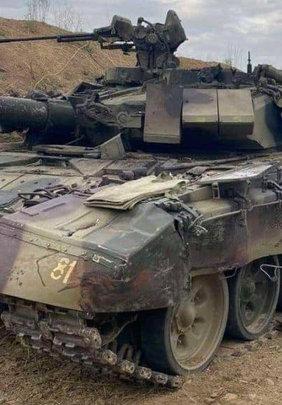 Танк Т-90С покинутий ЗС Азербайджану