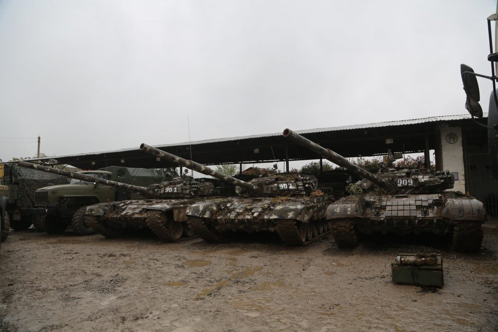 Покинуті танки Т-72Б1 сил Вірменії. Жовтень 2020. Фото: МО Азербайджану