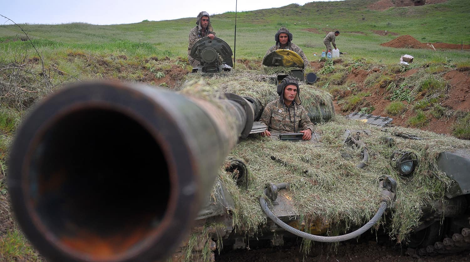 Військові з підконтрольної Вірменії «Нагірно-Карабахської Республіки»