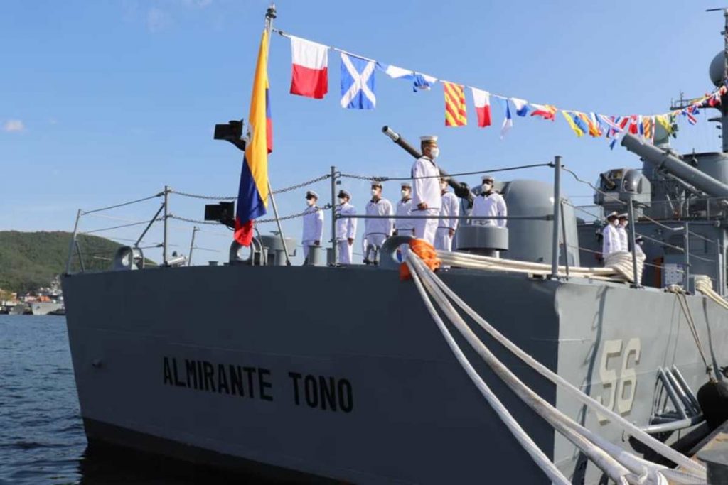 Корабель ВМС Колумбії СМ-56 «Aimirante Tono» (Колишній PCC-768 «Iksan» ). Фото: Armada de Colombia