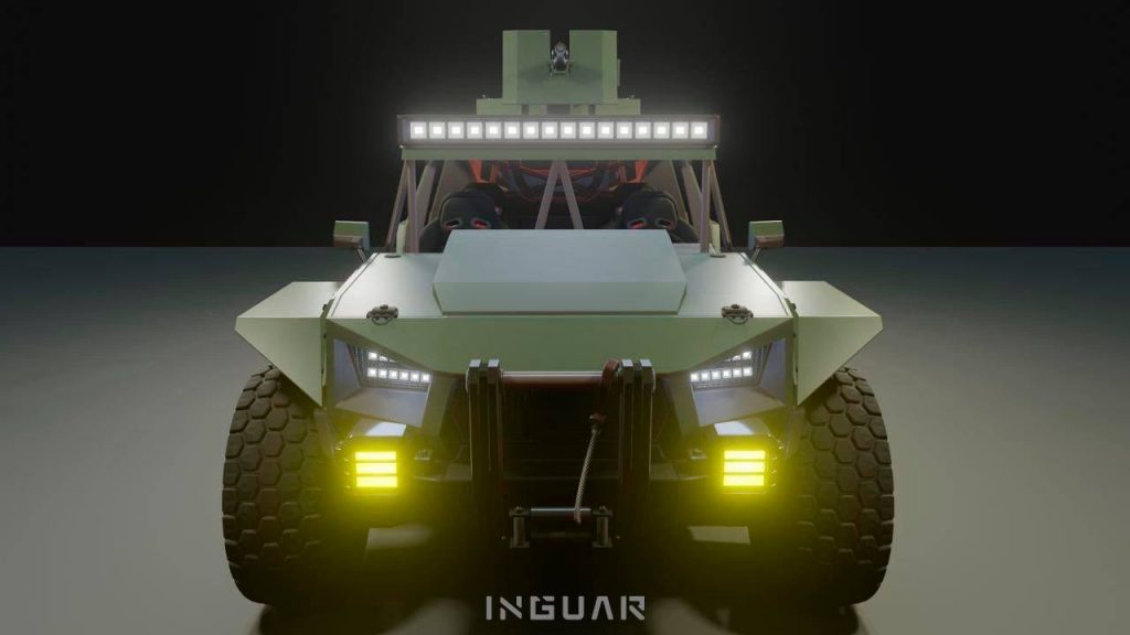 Концепт легкої тактичної колісної бойової машини від КВП «Inguar»