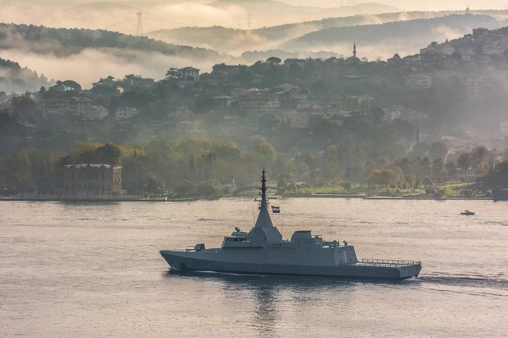 Корвет типу Gowind EL FATEH (971) ВМС Єгипту. Листопад 2020. Фото: Shipspotting Istanbul Strait