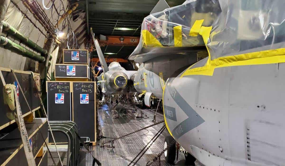 Ан-124 України доставив винищувачі F/A-18 до Канади. Листопад 2020. Фото: ЗС Канади