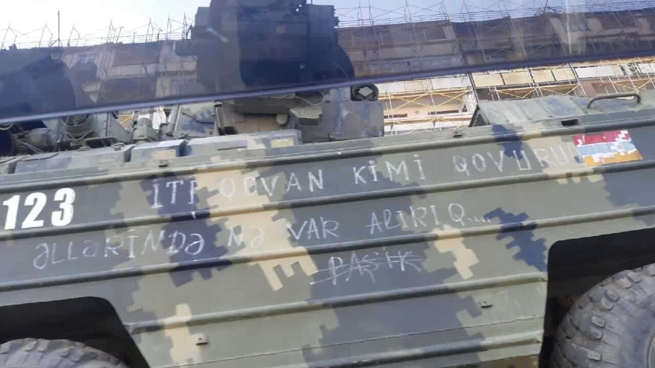 Трофейна ЗРК "Оса" сил Вірменії в Баку