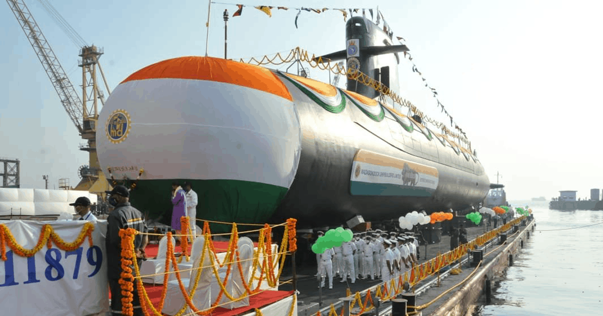 Підводний човен INS «Vagir» класу «Scorpene» («Kalvari»). Листопад 2020. Фото: ВМС Індії