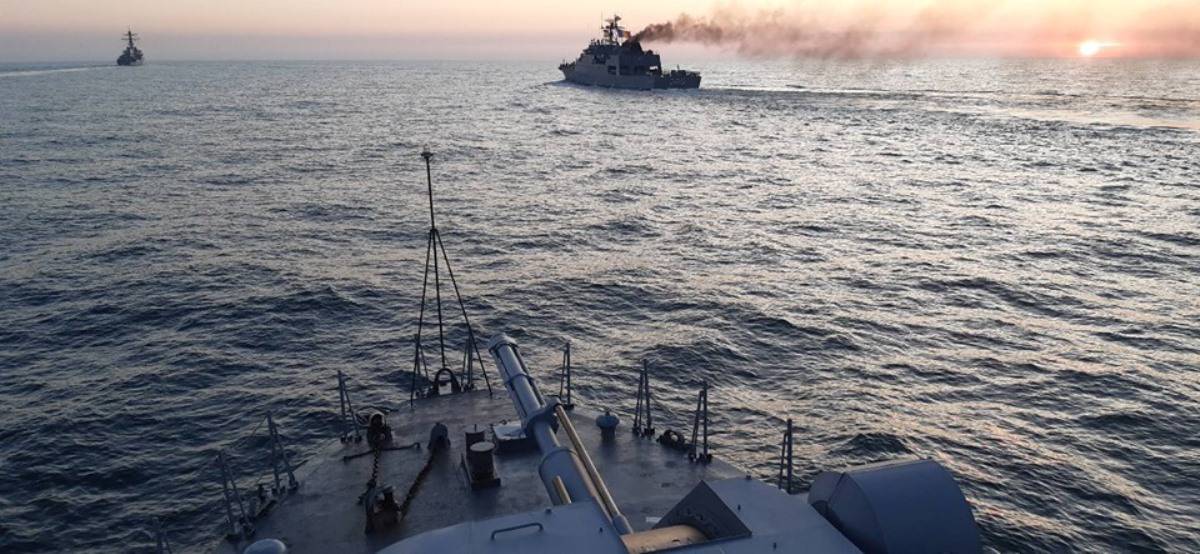 У Чорному морі ВМСУ тренувалися з кораблями НАТО. Спільні тренування типу PASSEX. Листопад 2020. Фото: АрміяInform