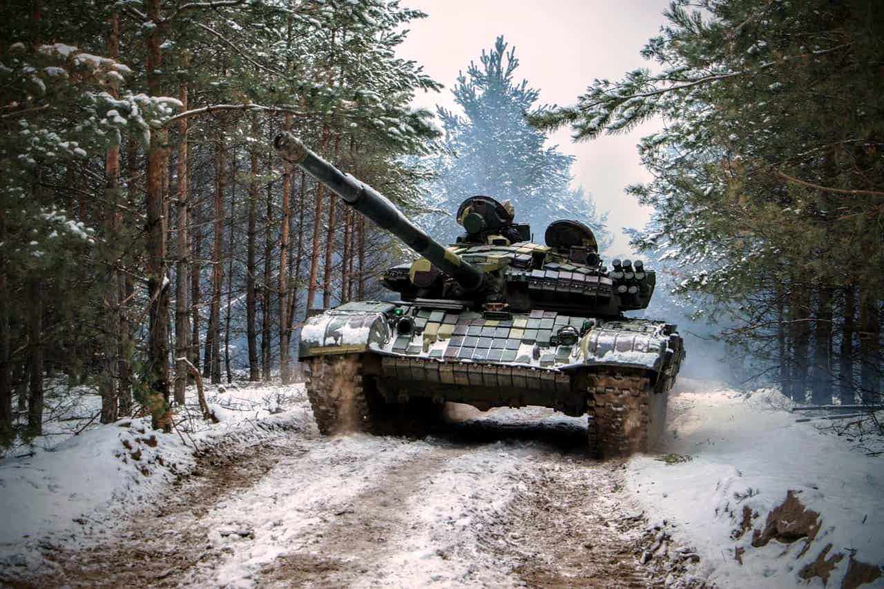 Танк Т-72АВ ЗСУ на Донбасі. Грудень 2020. Фото: ООС