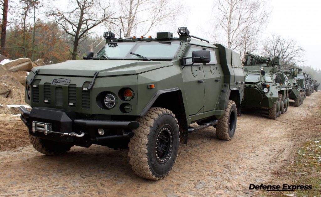 Спеціалізований броньований автомобіль (СБА) "Новатор" від ТОВ "Українська бронетехніка". Грудень 2020. Фото: Defense Express