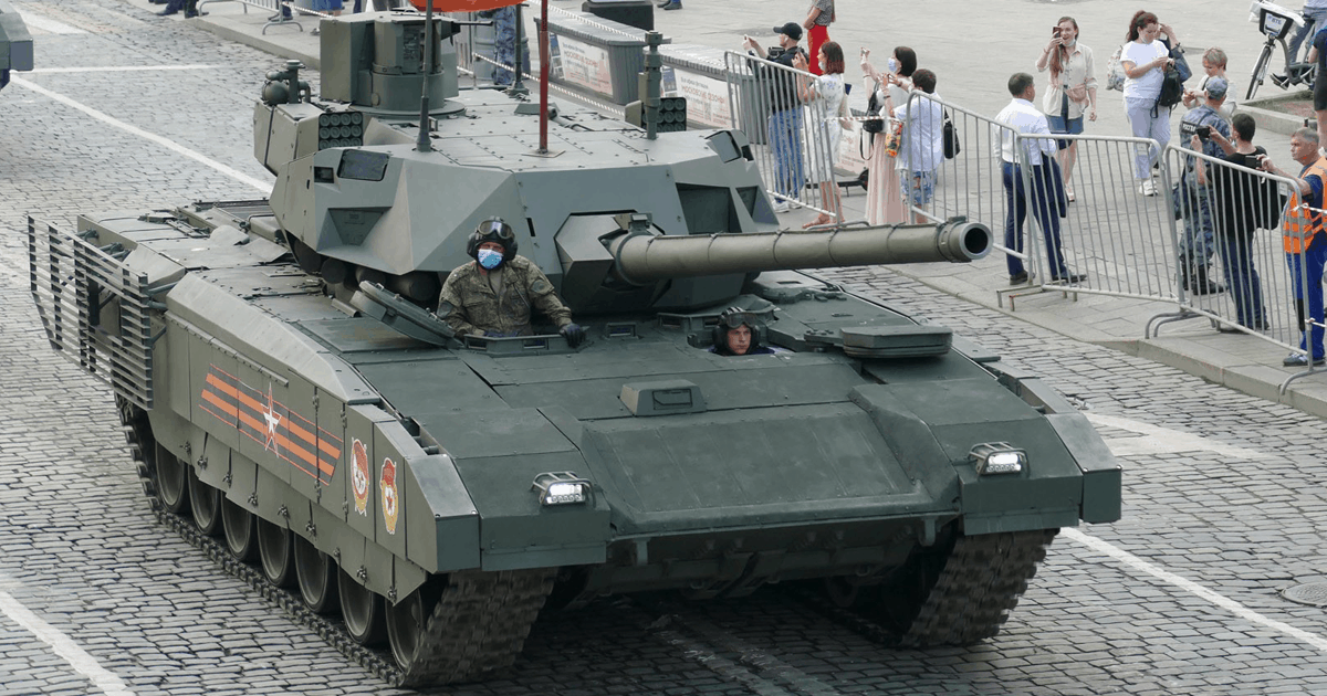 Танк Т-14 на платформі «Армата». Фото: ЗМІ РФ