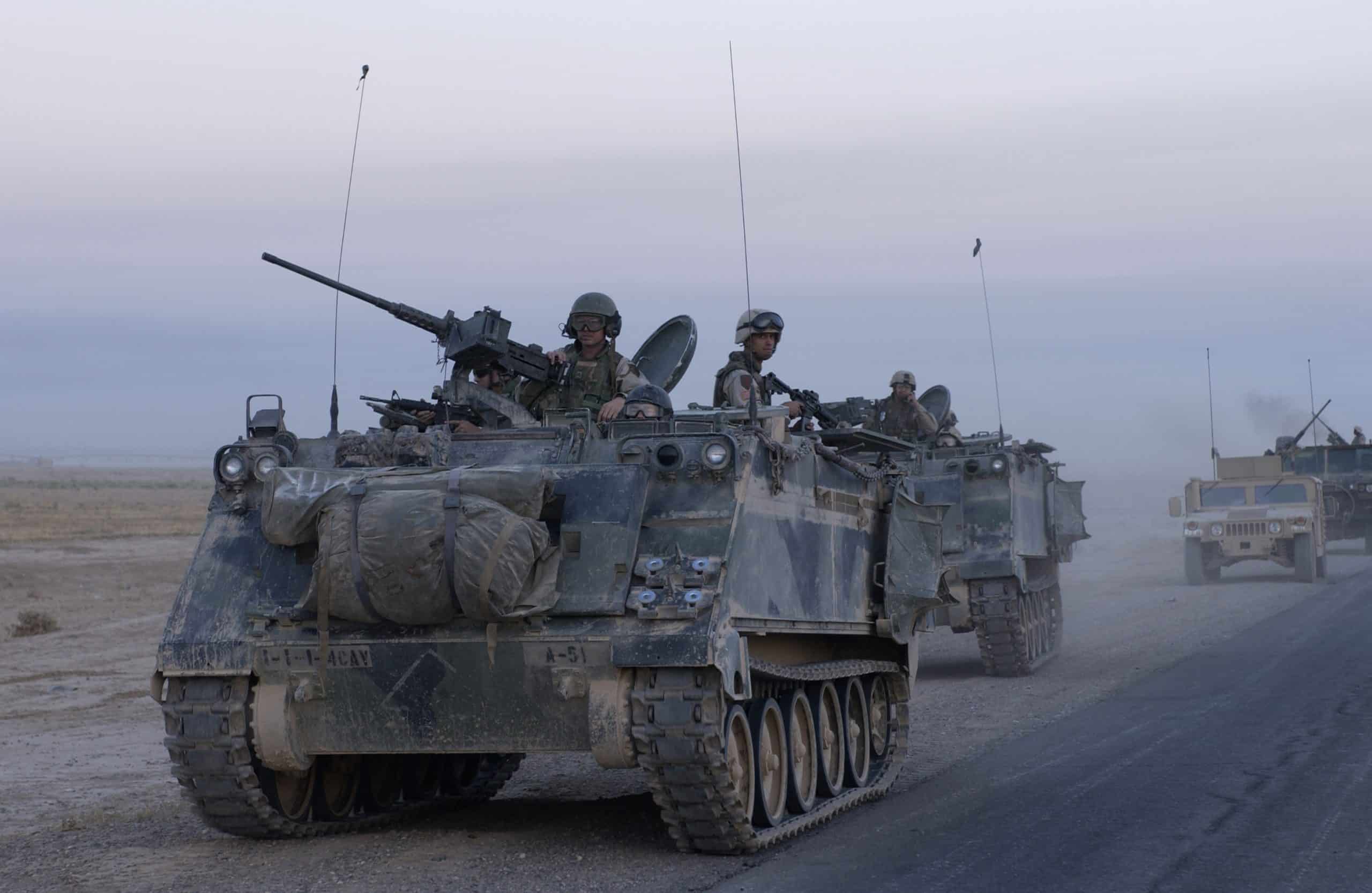 Бронетранспортери M133 армії США під час операції в Іраку