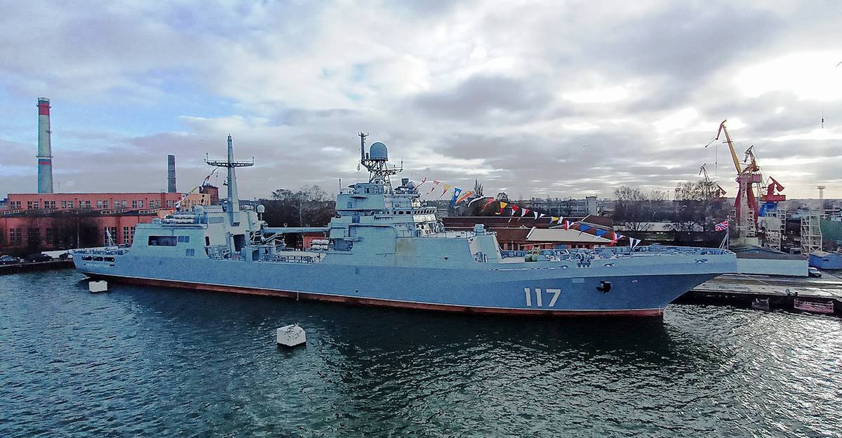Великий десантний корабель ВМФ РФ проєкту 11711 «Петр Моргунов». Грудень 2020. Фото: МО РФ