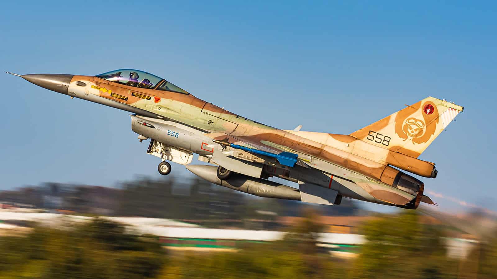 F-16 Військово-повітряних сил Ізраїлю. Фото з відкритих джерел