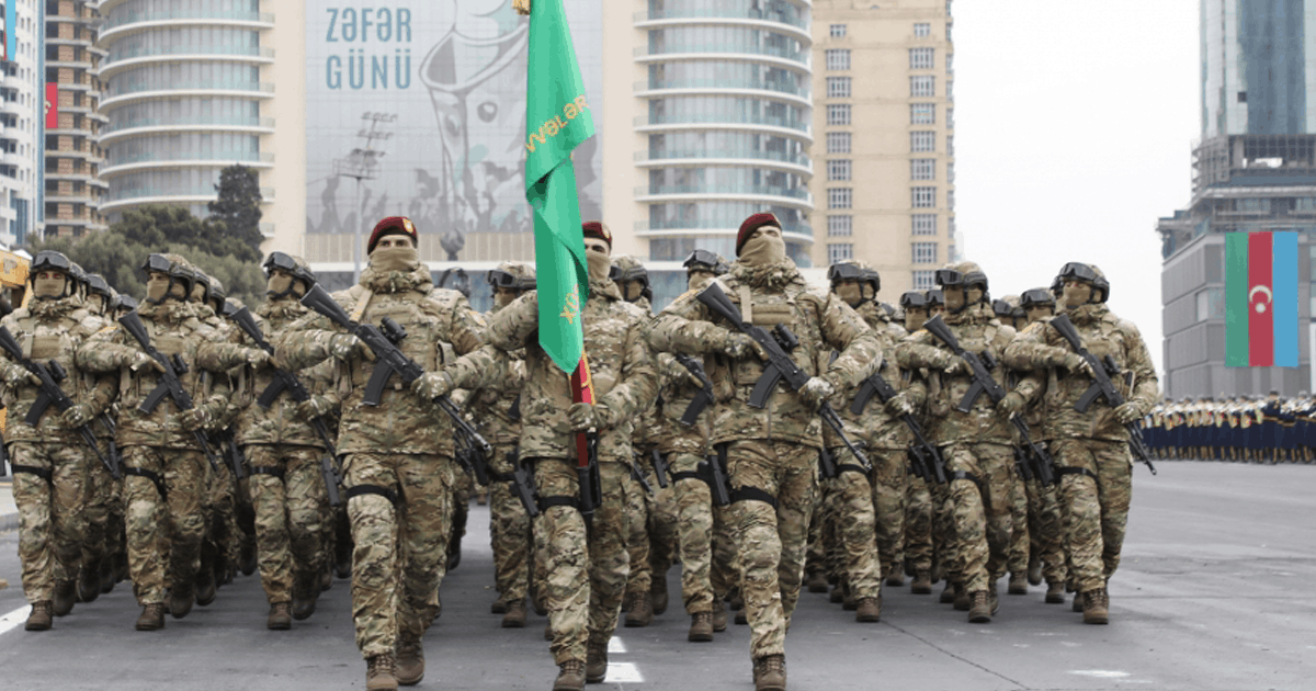 Військовий парад в Баку. 10 грудня 2020. Фото: ЗМІ Азербайджану